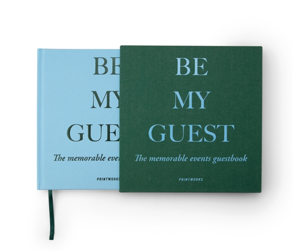 Product image 1 of Printworks Guest Book - Green/Blue