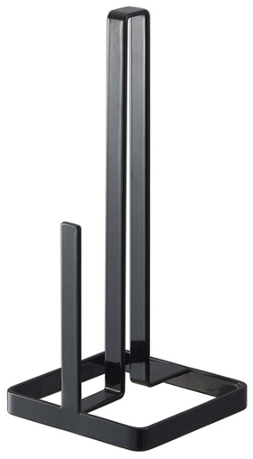 Image of Yamazaki Kitchen Paper Holder - Tower - black