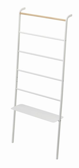 Product image 1 of Yamazaki Ladder Hanger Wide with Rack - Tower - White