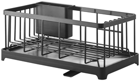 Image of Yamazaki Sink drainer wire basket - Tower - black