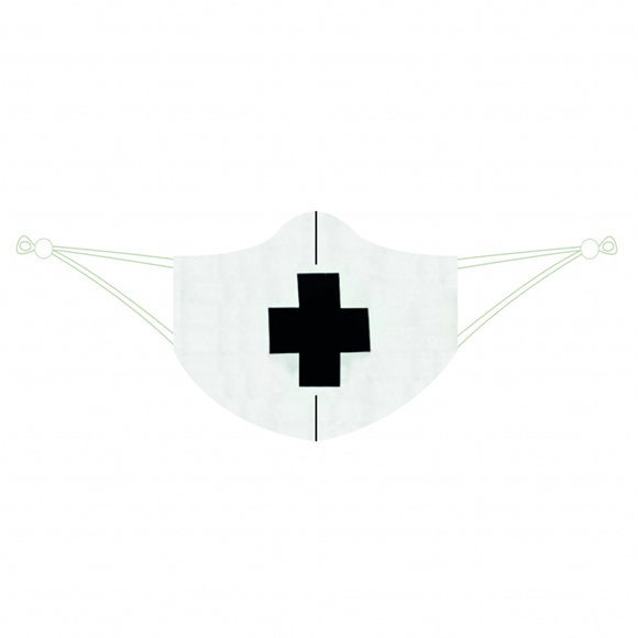 Product image 1 of LOQI Mask Kazimir Malevich - Black Cross