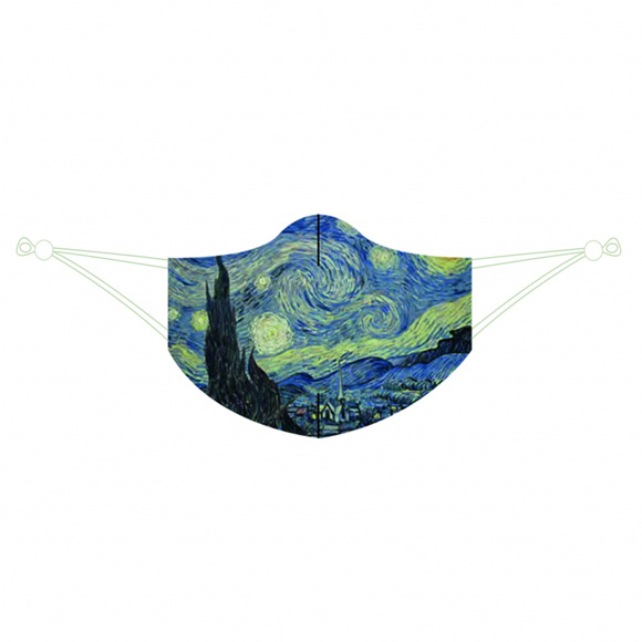 Product image 1 of LOQI Mask Vincent van Gogh - Starry Night