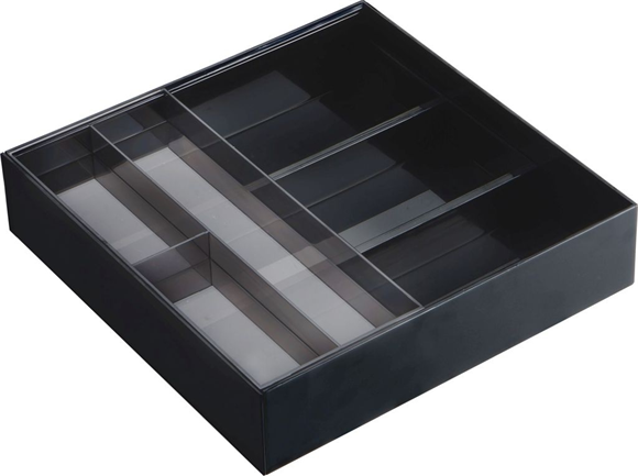 Product image 1 of Yamazaki Extendable Drawer Organizer with Slide - Tower - Black