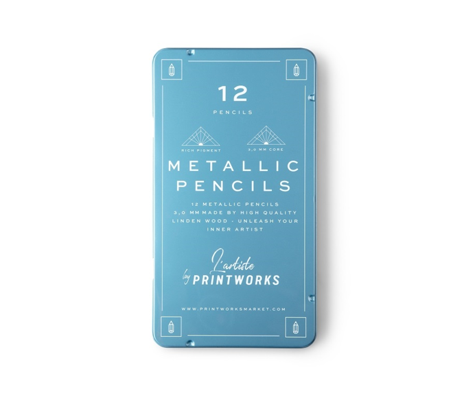 Product image 1 of Printworks 12 Colour pencils - Metallic