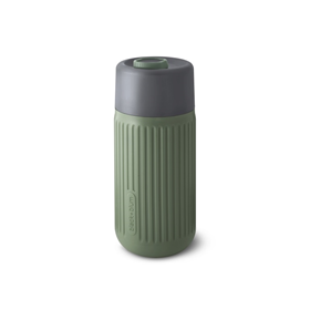 Image of Black+Blum Travel Cup Glass - 0.34Ltr - Grey/Olive