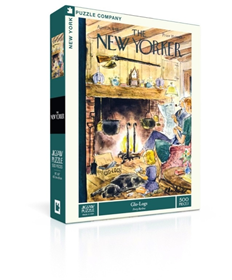 Image of New York Puzzle Company Glo-Logs - 500 pieces