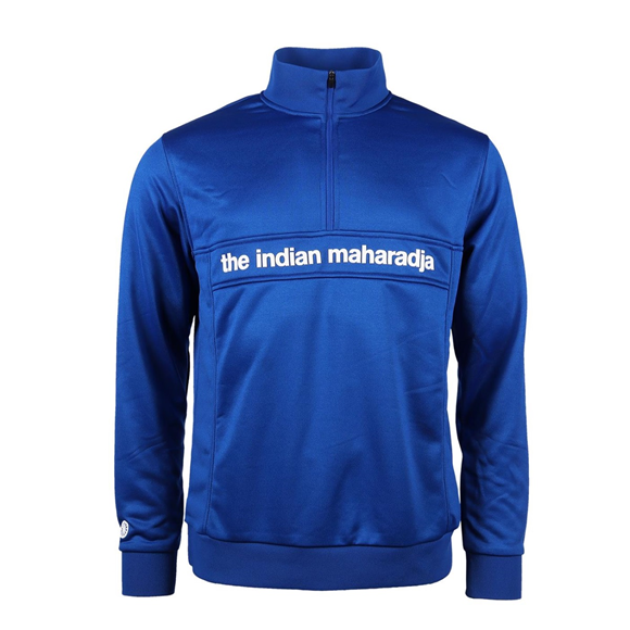 Product image 1 of Men Poly Terry Half Zip IM cobalt