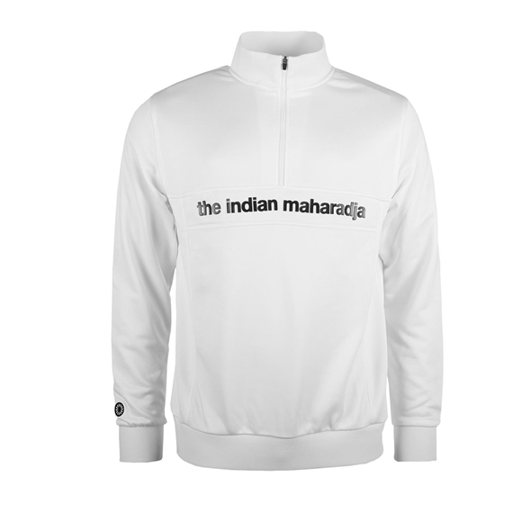 Product image 1 of Kids Poly Terry Half Zip IM white