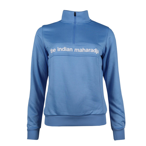Product image 1 of Women Poly Terry Half Zip IM blu