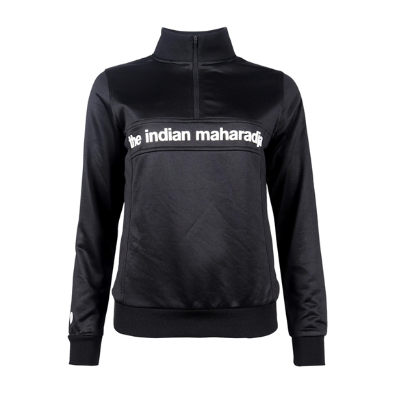 Product image 1 of Women Poly Terry Half Zip IM black