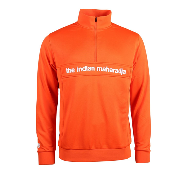 Product image 1 of Kids Poly Terry Half Zip IM orange
