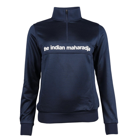 Product image 1 of Women Poly Terry Half Zip IM navy