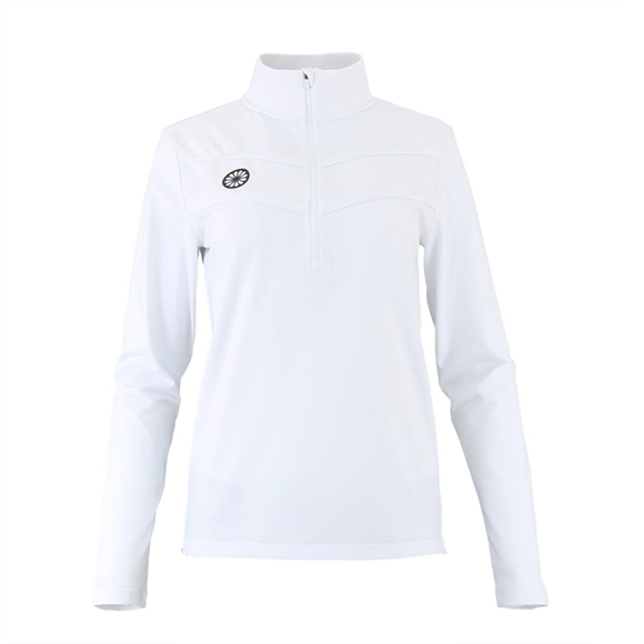Product image 1 of Baroda Women Chevron Half Zip Sweater white