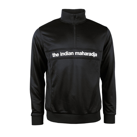 Product image 1 of Men Poly Terry Half Zip IM black