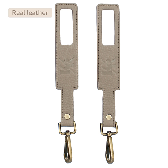 Product image 1 of Stroller hooks Lovely Leather - Taupe