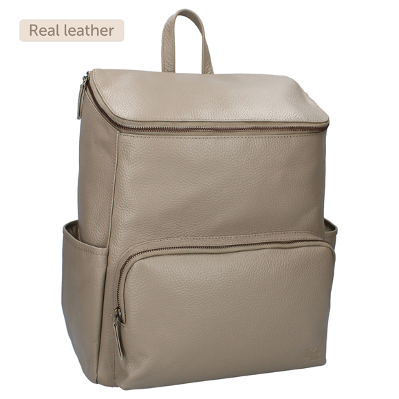 Product image 1 of Sac à dos à langer Sienna Lovely Leather - Beige