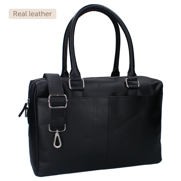 Product image 1 of Luiertas Rome Lovely Leather - Zwart