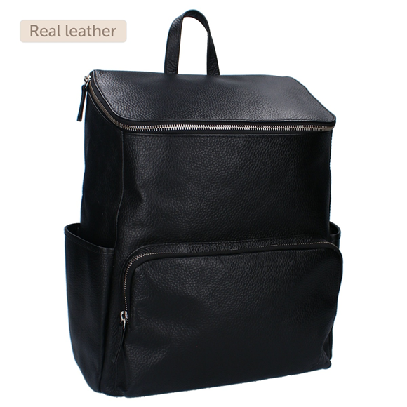 Product image 1 of Diaper backpack Sienna Lovely Leather - Black