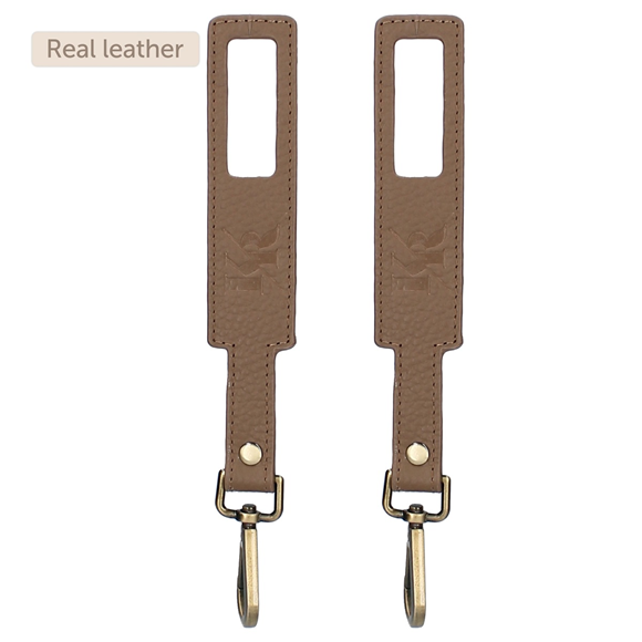 Product image 1 of Stroller hooks Lovely Leather - Brown