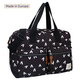 Image of Diaperbag Vienna Kind at Heart - Black