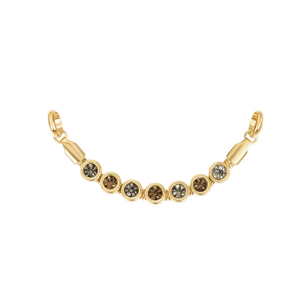 Bracelet IXXXi Connect Cleo Gold - Acier Inoxydable - Longueur 18cm - Système De Maillons Modulables Et Personnalisables