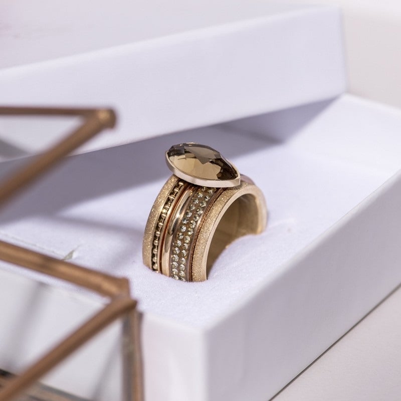 Image of Samengestelde iXXXi ring Royal - Rosé goud