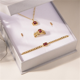 Image of Classic Miracle Pink Jewelry Set