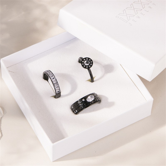 Product image 1 of Black Diamond Zusammengesetzte ring set - schwarz