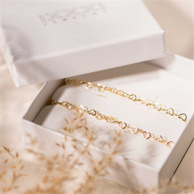 Image of Mutter & Tochter Liebe Armbanden set - Rotgold