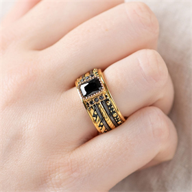 Image of Zusammengesetzte ring Miracle Gold