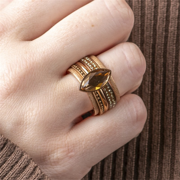 Product image 1 of Samengestelde iXXXi ring Royal - Rosé goud