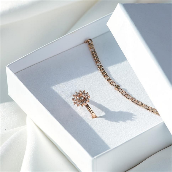 Product image 1 of Fame Lucia ringset - Rotgold