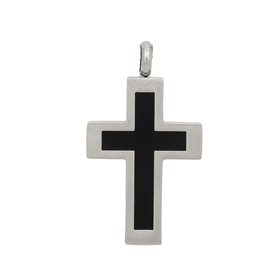 Image of Anhänger Cross Black