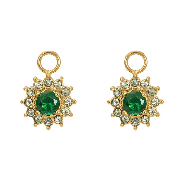 Product image 1 of Oorring Bedels Lucia Emerald