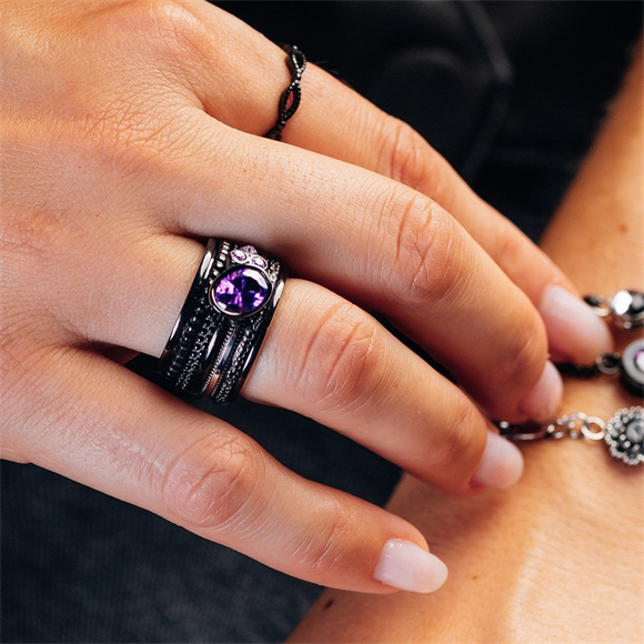 Product image 1 of Combined iXXXi ring  Rock Black Tanzanite