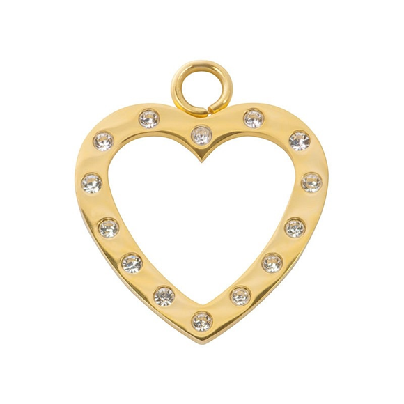 Product image 1 of Charm Open Heart with Zirconias