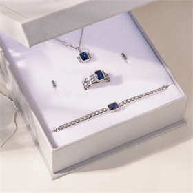 Image of Classic Miracle Blue Jewelry Set
