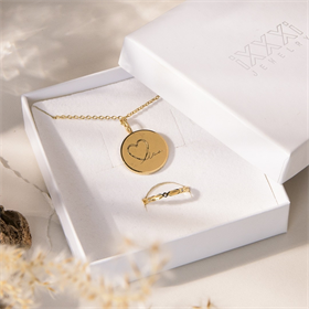 Image of Daughter Love ketting + ring set