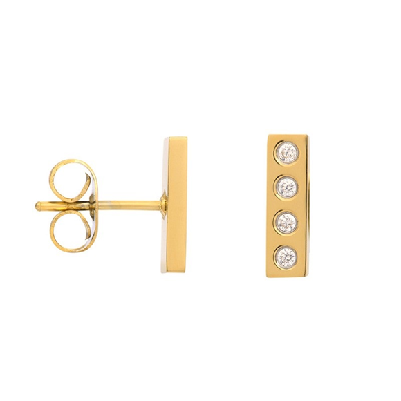 Product image 1 of Ear studs Design Rectangle