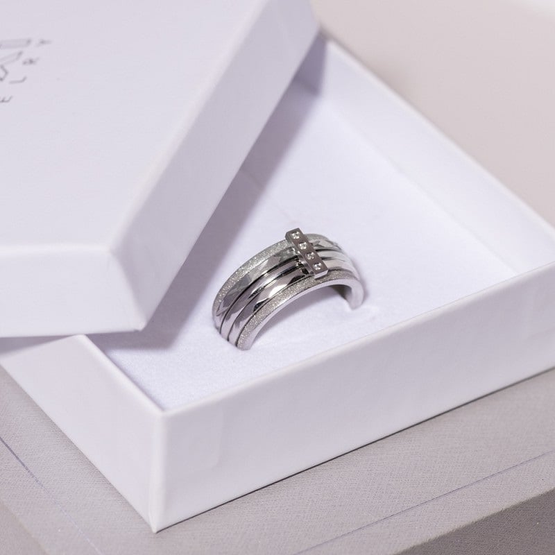 Image of Samengestelde iXXXi ring Design - Zilver