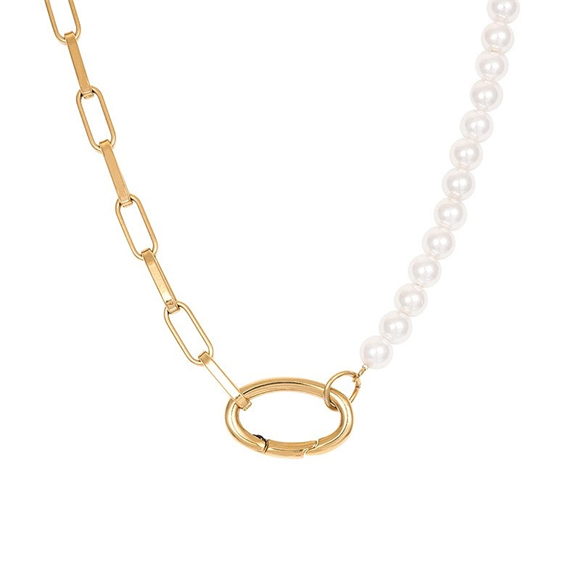 Product image 1 of Halsketting Square Chain Pearl