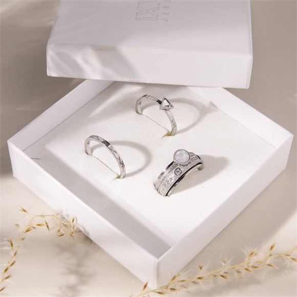 Product image 1 of Ring cadeau set Sterre - zilver